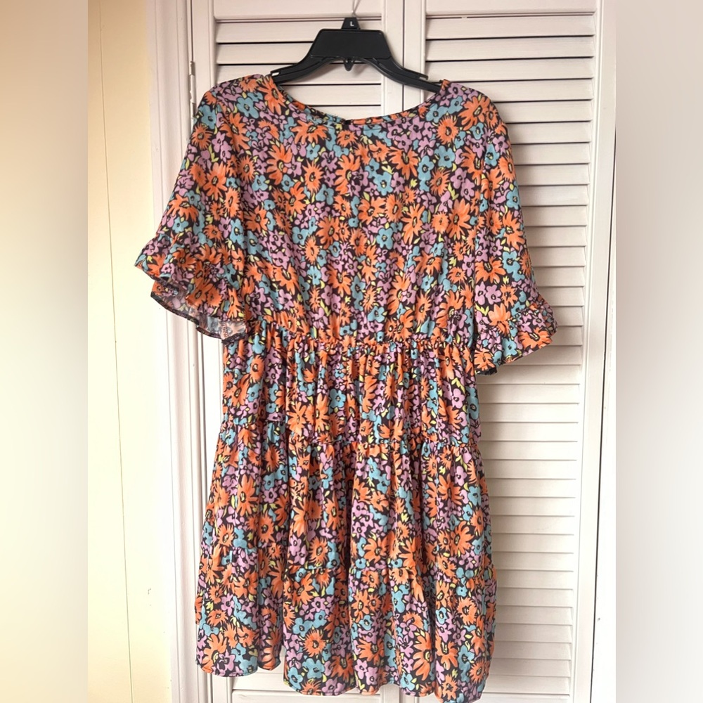 Floral print ASOS Curve Romper